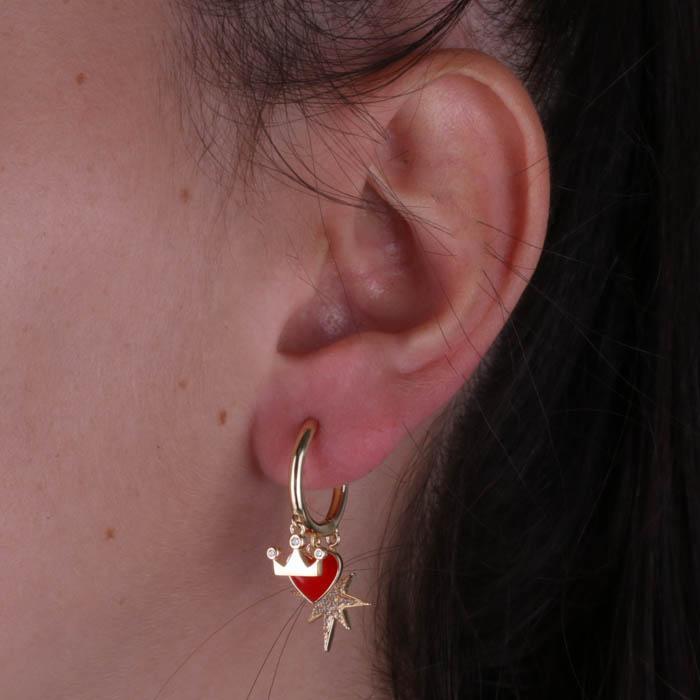 Boucles d'oreilles en argent 925