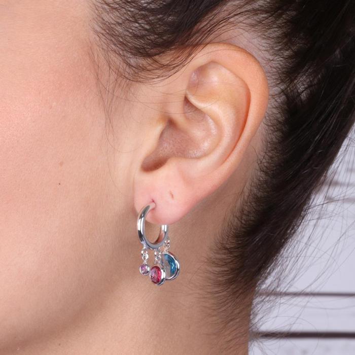 Boucles d'oreilles en argent 925