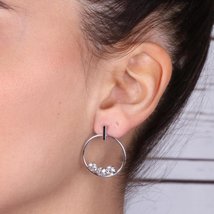 Boucles d'oreilles en argent 925
