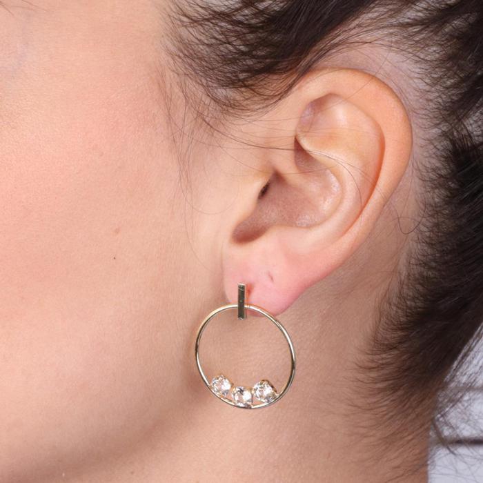 Boucles d'oreilles en argent 925