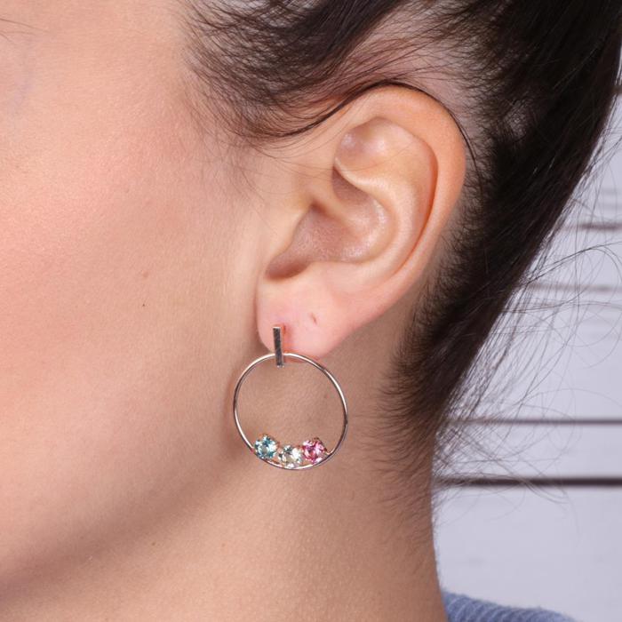 Boucles d'oreilles en argent 925