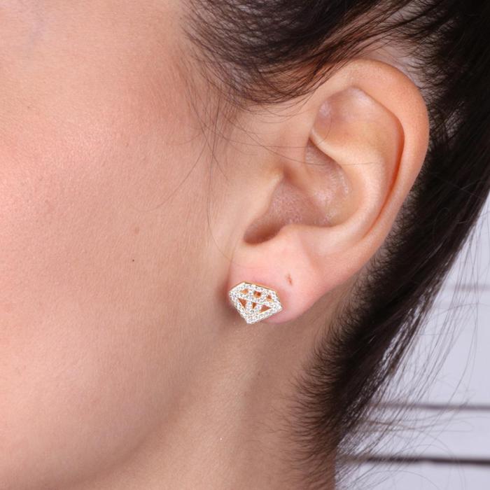 Boucles d'oreilles en argent 925