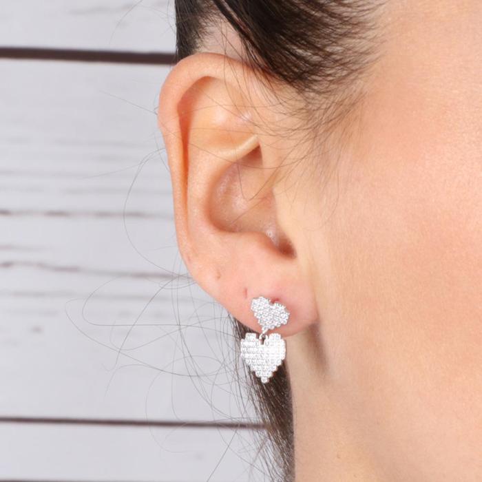 Boucles d'oreilles en argent 925