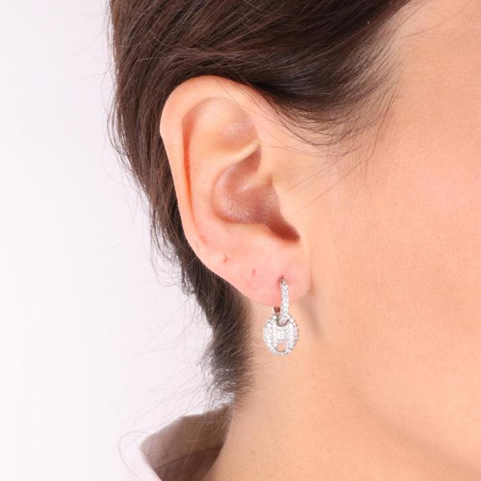 Boucles d'oreilles en argent 925