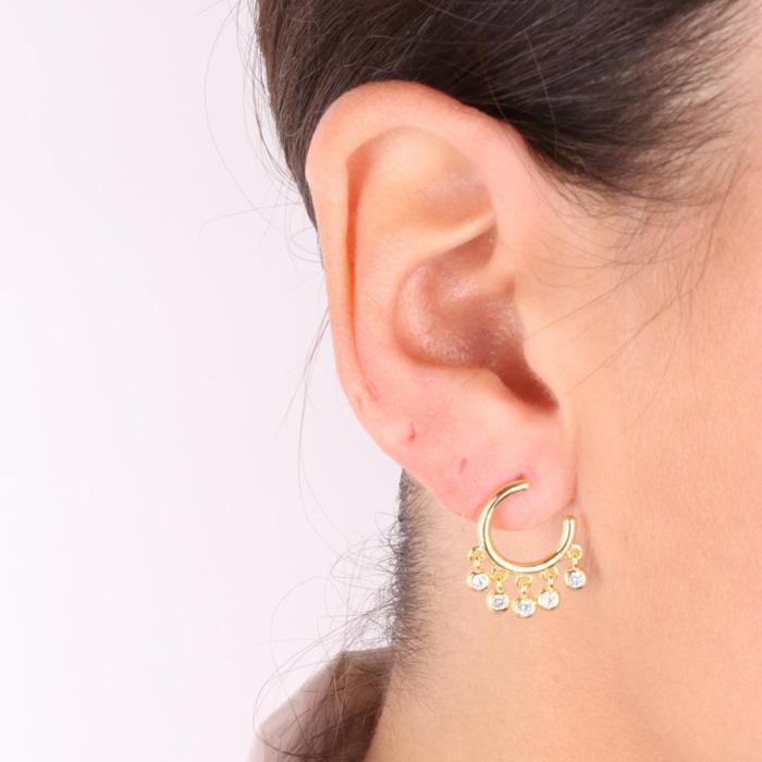 Boucles d'oreilles en argent 925