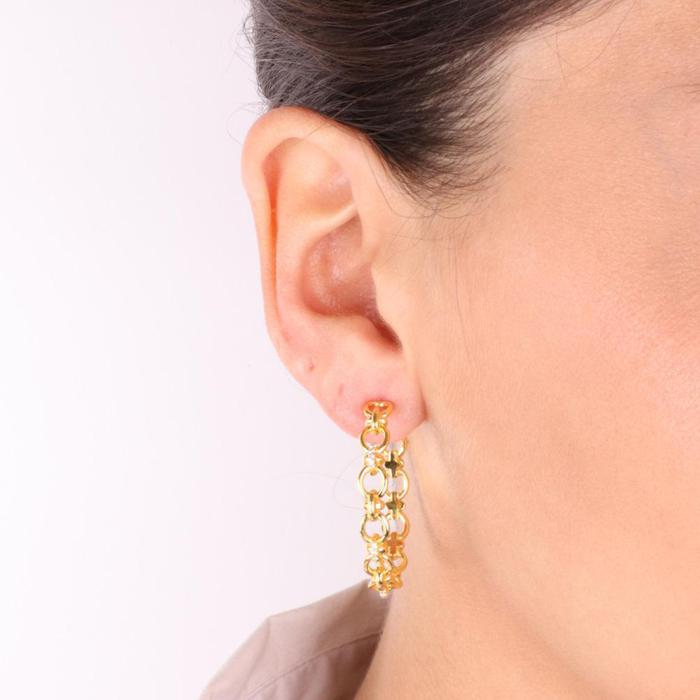 Boucles d'oreilles en argent 925