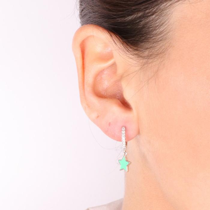 Boucles d'oreilles en argent 925