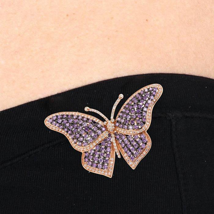 Broche en argent 925