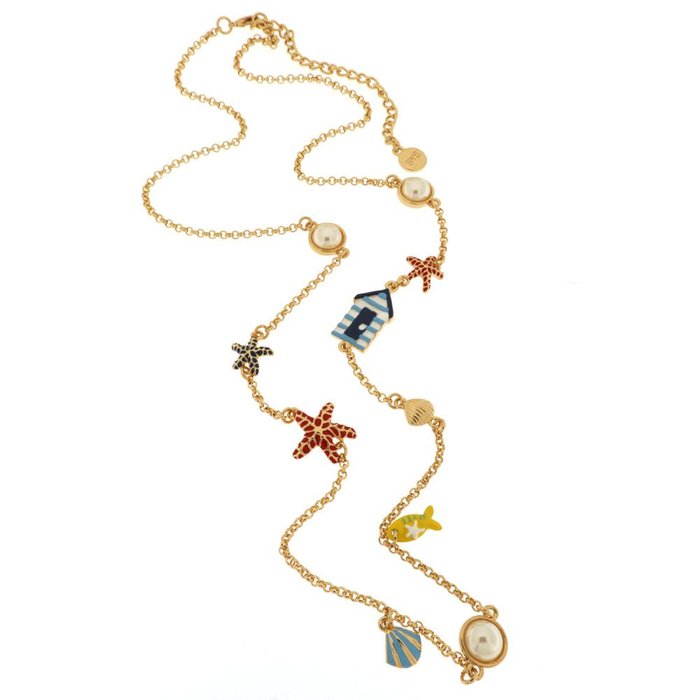 Collana in Metallo con simboli marini