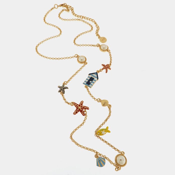 Collana in Metallo con simboli marini