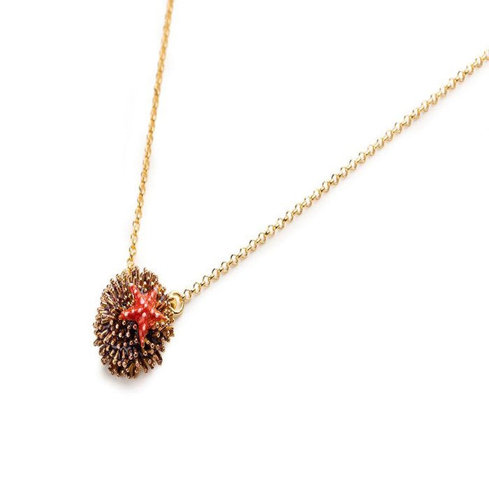 Hedgehog Quills/Starfish Necklace