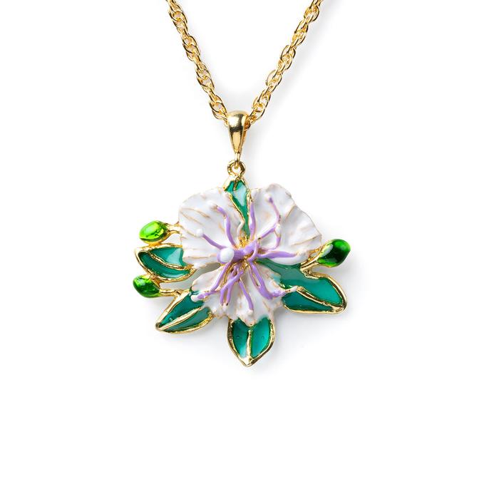 Caper Flower Pendant