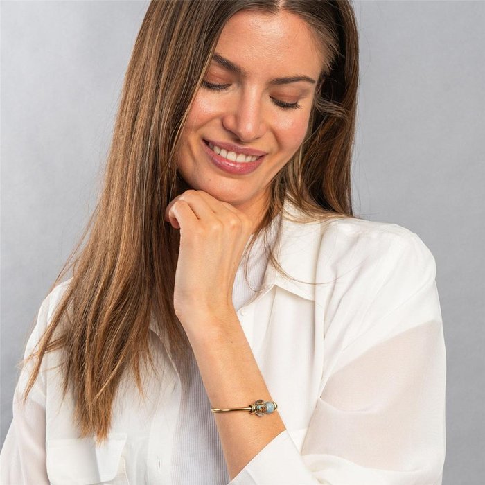 Agata Blu Chiaro Rotonda