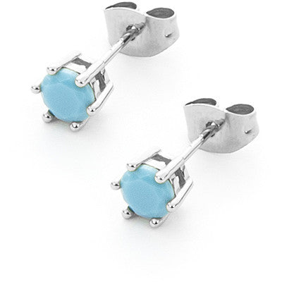 Blue Zircon Earrings