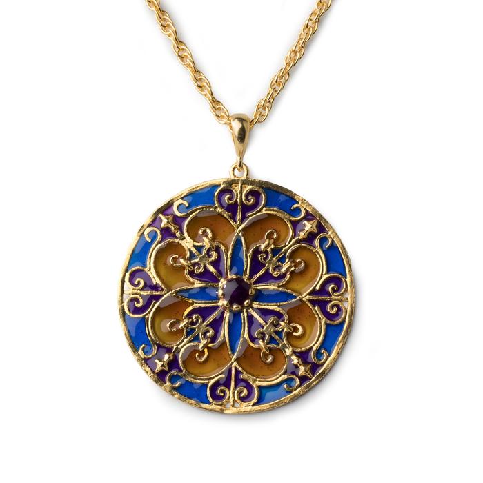 Pendentif Cathédrale Bleue
