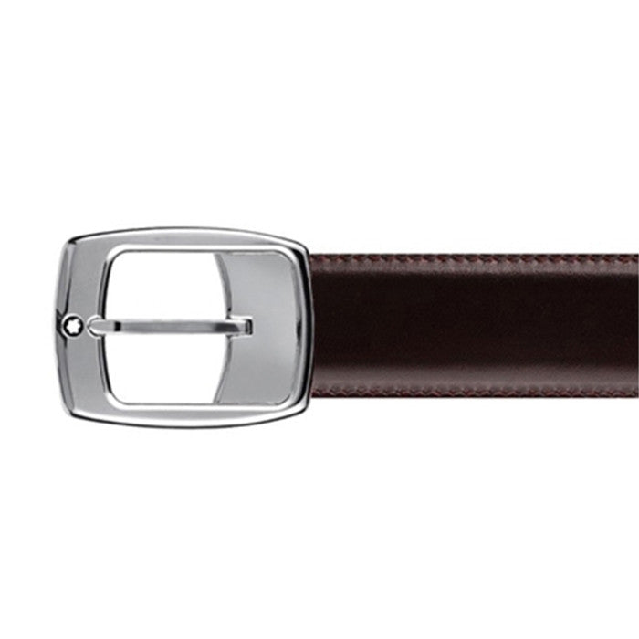 BLACK-BROWN REVERSIBLE CALFSKIN BELT