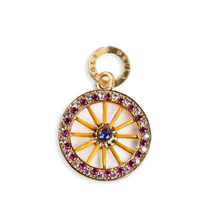 Breloque roue Lapilli