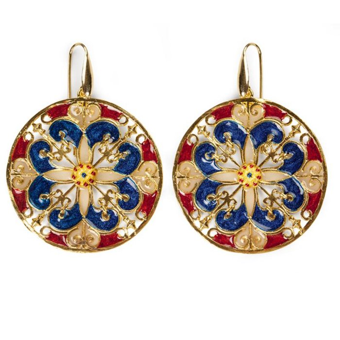 Cathedral Fluorescent Earrings