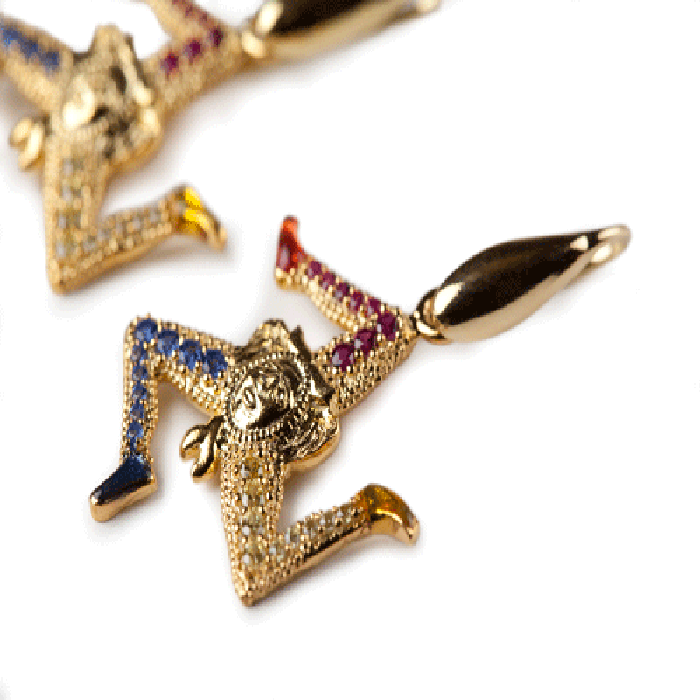 Boucles d'oreilles Trinacria Lapilli