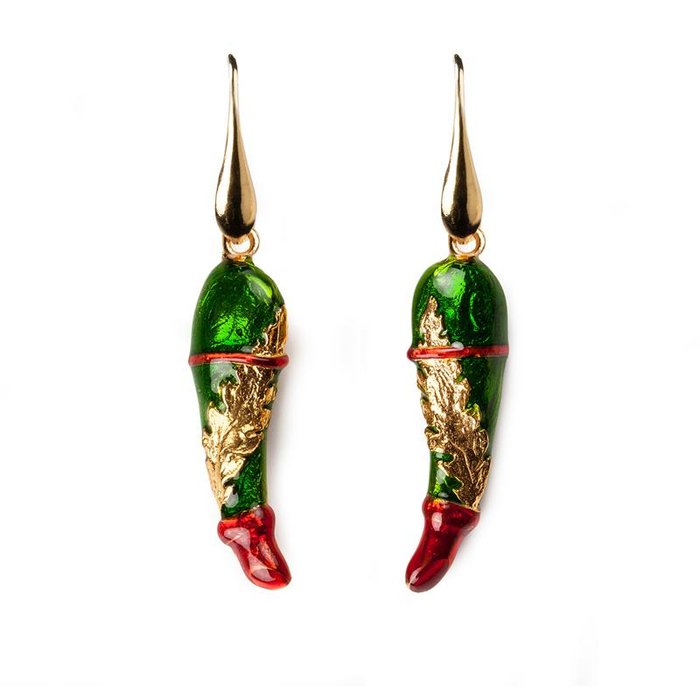 Boucles d'oreilles As de trèfle