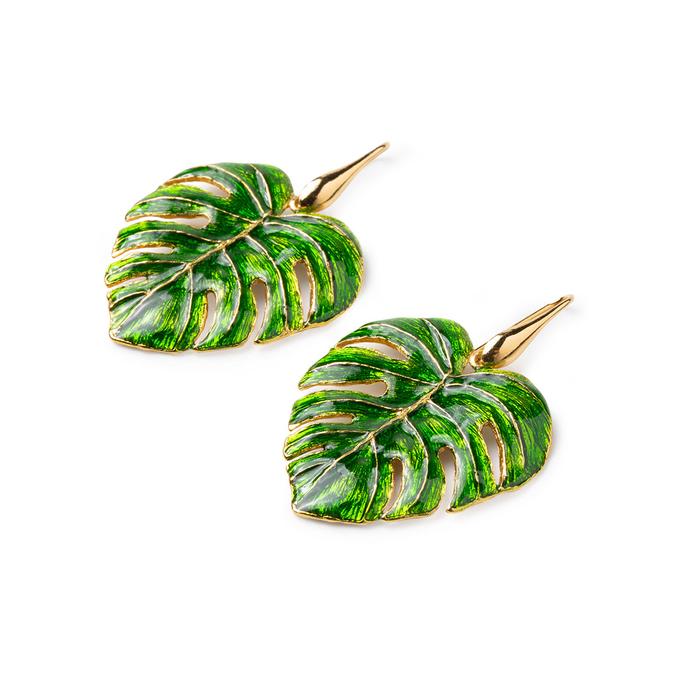 Orecchini Monstera