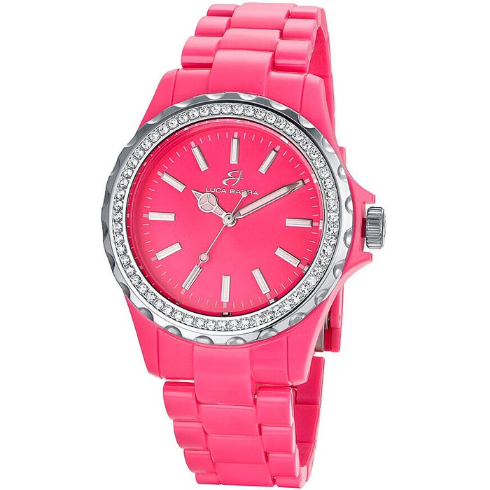 Fuchsia Polycarbonate Watch