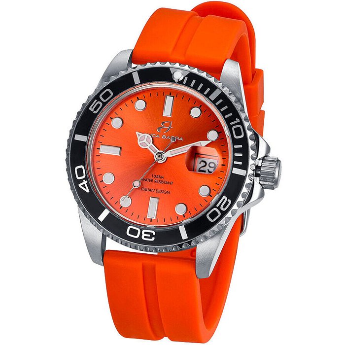 Orange Silicone Watch