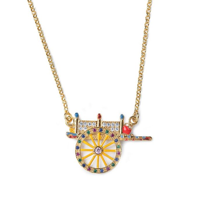 Collana Carretto Lapilli