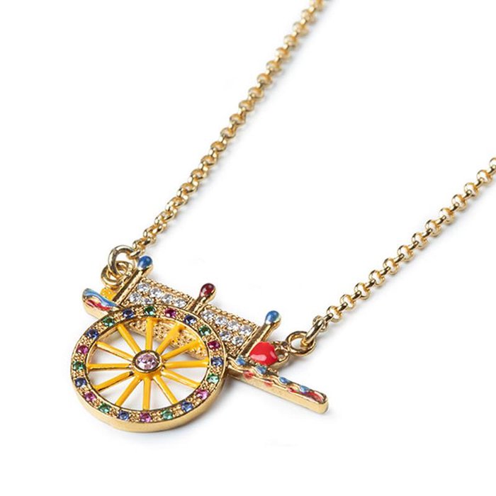 Collana Carretto Lapilli