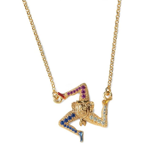 Collier Trinacria Lapilli