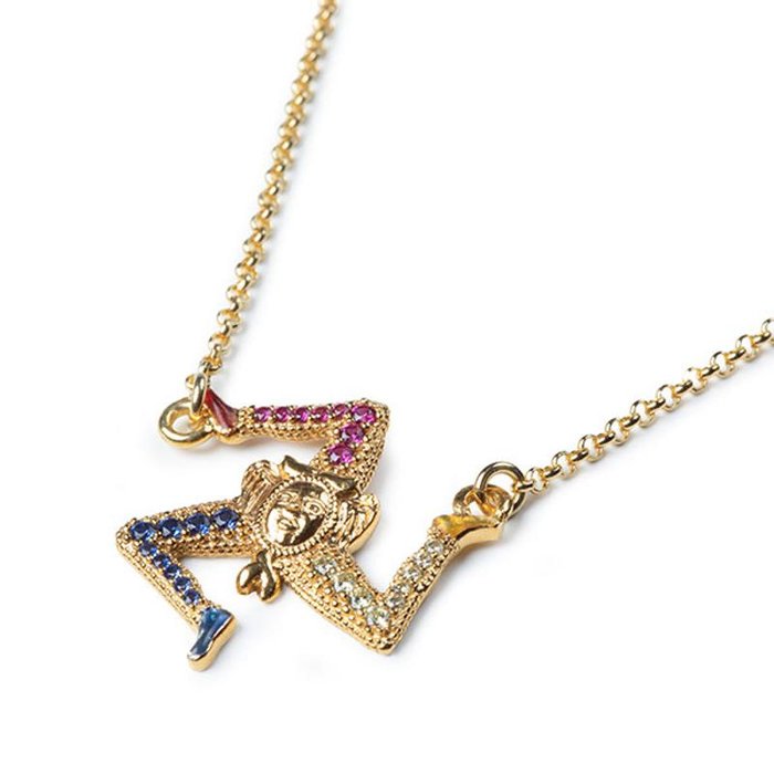 Collier Trinacria Lapilli