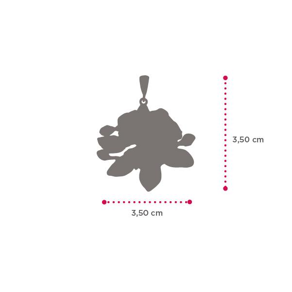 Caper Flower Pendant