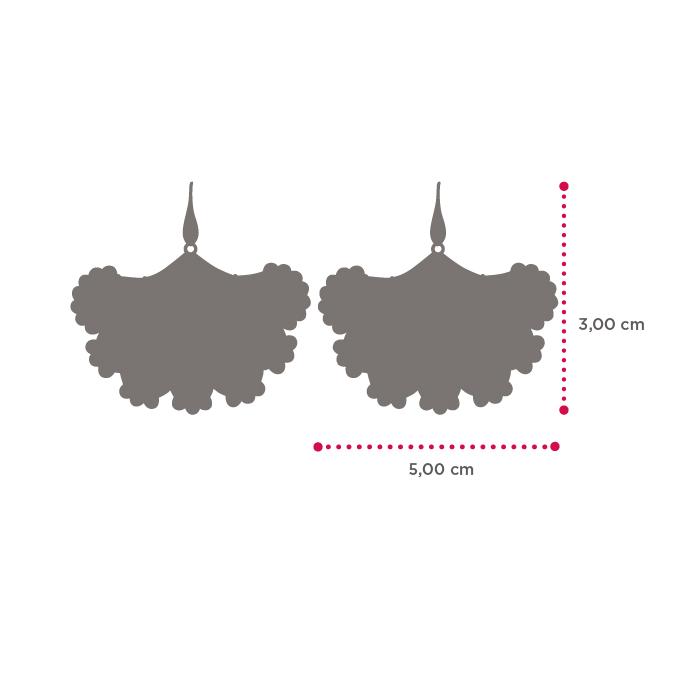Wisteria Fan Lace Earrings