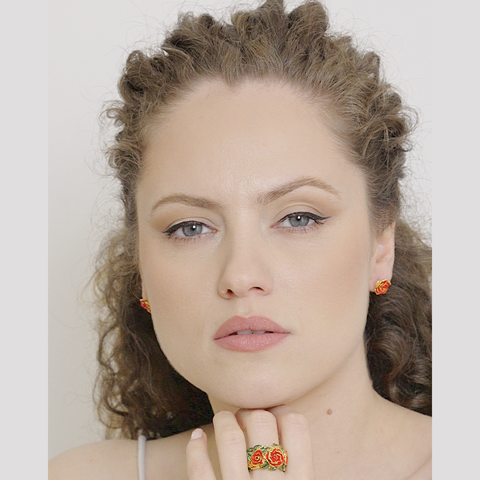 Bague rose