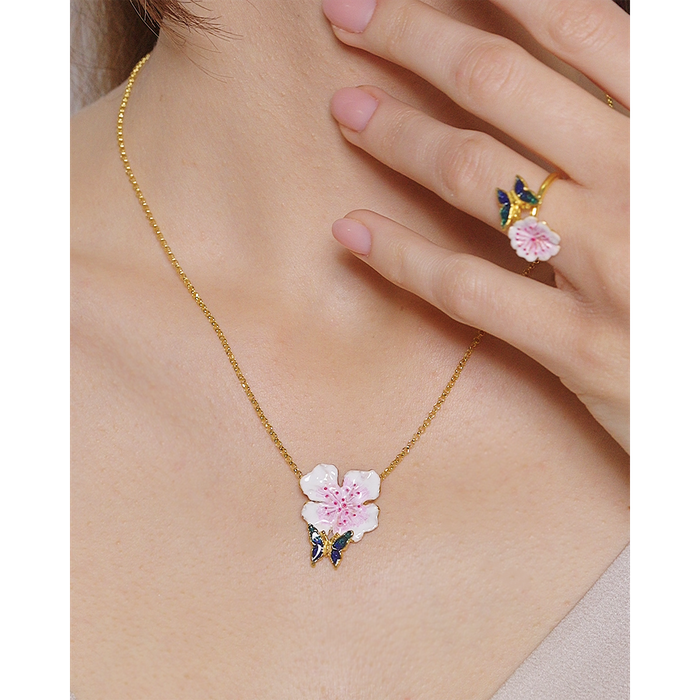 Butterfly/Peach Blossom Ring