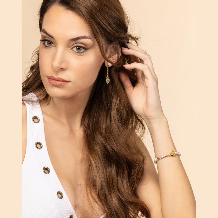 Lapilli Fig Pala Pearl Earrings