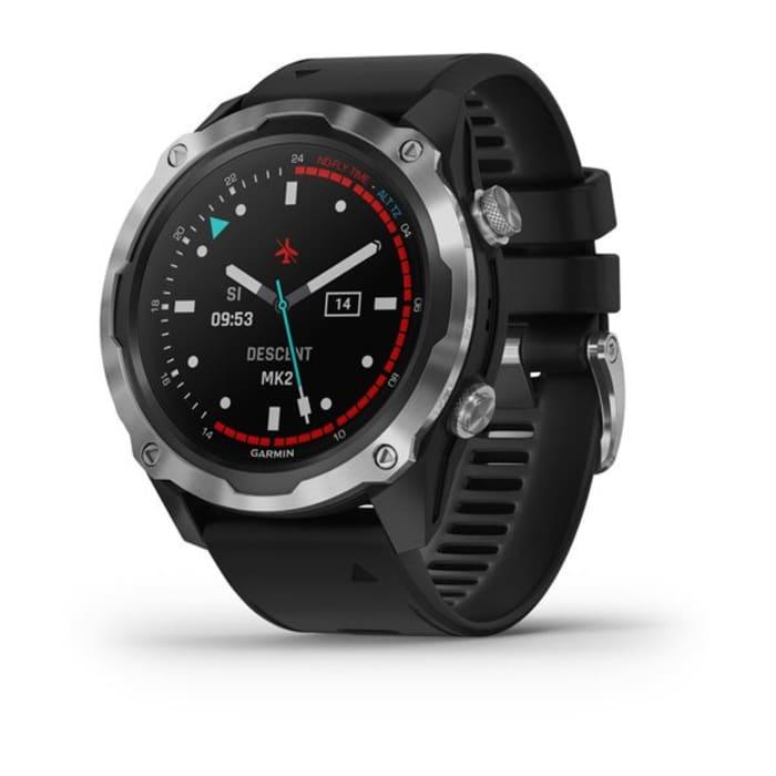 Descent™ Mk2, acciaio inossidabile con cinturino nero