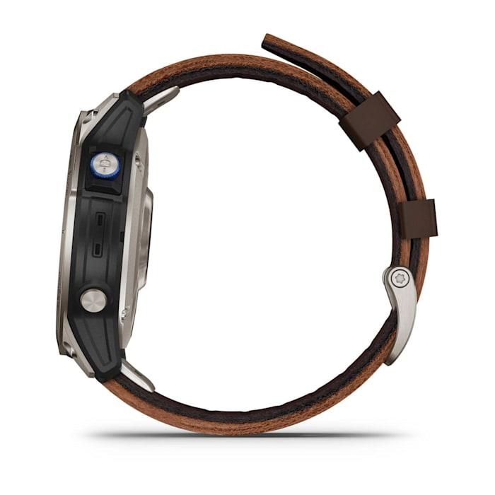 D2™ Mach 1, Aviator Smartwatch with Oxford Brown Leather Band