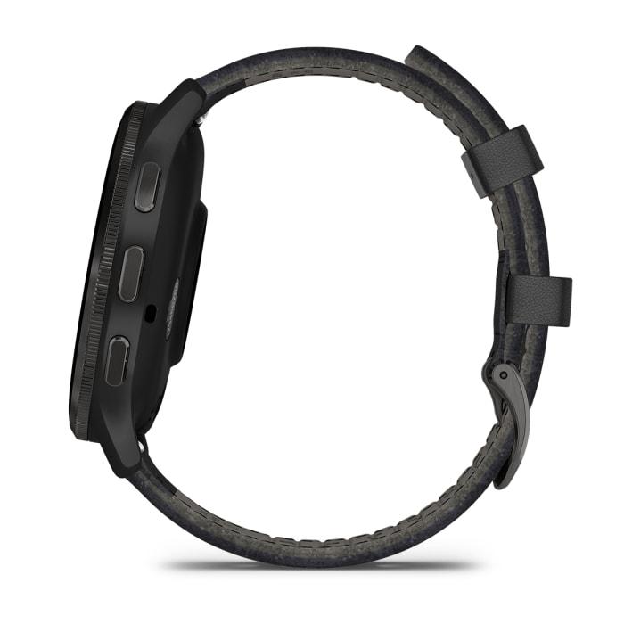 Venu® 3, Black & Slate con cinturino in pelle