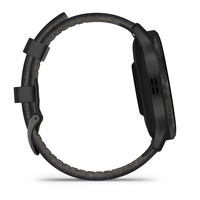 Venu® 3, Black & Slate con cinturino in pelle