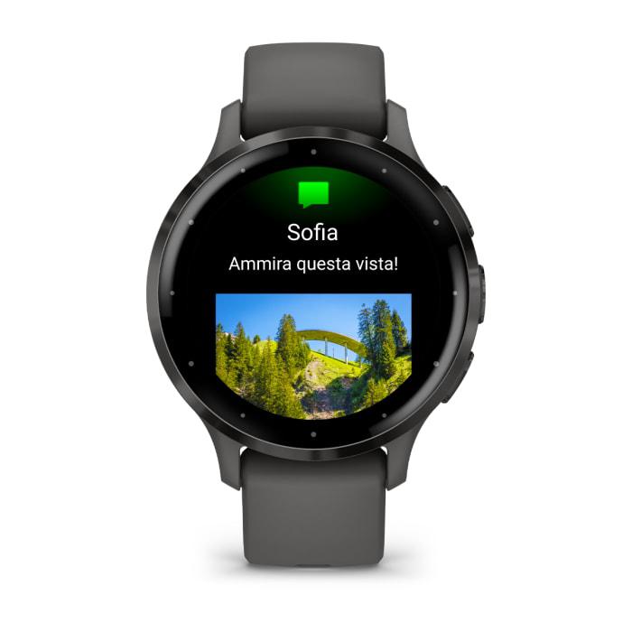 Venu® 3S, gris galet et ardoise avec bracelet en silicone