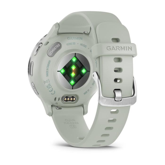 Venu® 3S, gris sauge et argent avec bracelet en silicone