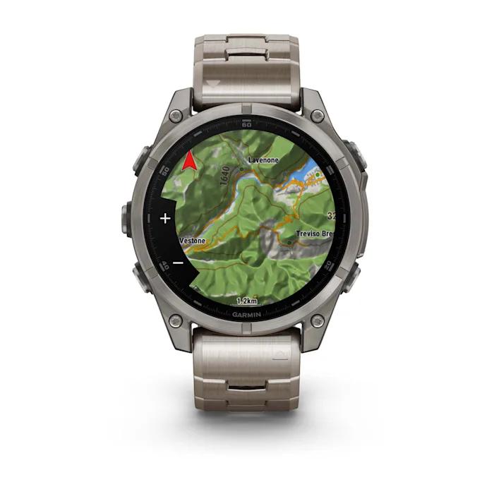 Fēnix® 8 - 47 mm, AMOLED, saphir, titane avec titane
