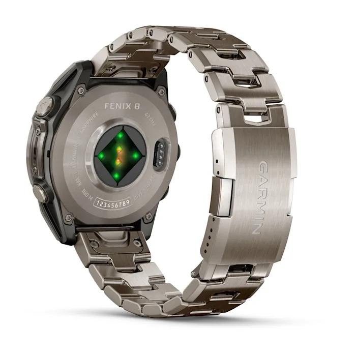 Fēnix® 8 - 47 mm, AMOLED, saphir, titane avec titane