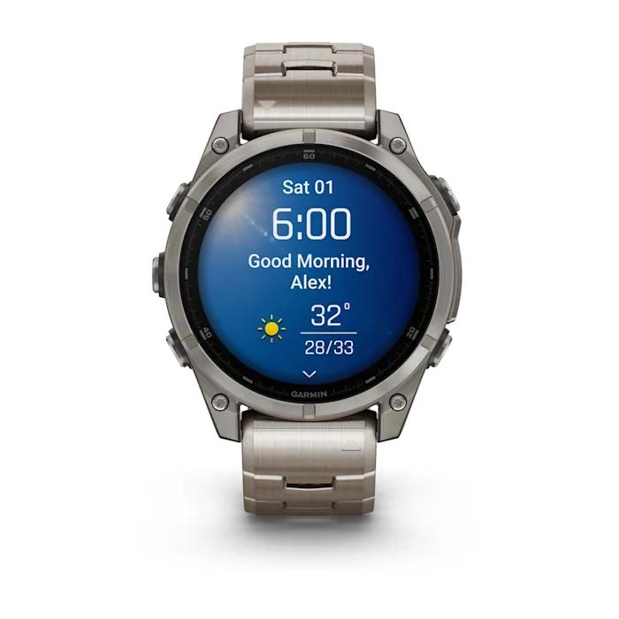 Fēnix® 8 - 47 mm, AMOLED, saphir, titane avec titane