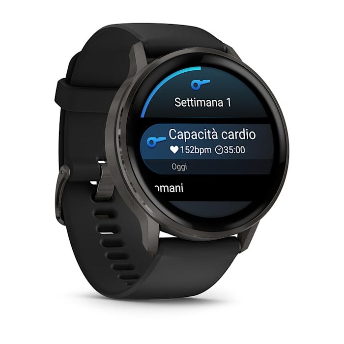 Venu® 4 – 45 mm, Slate con Silicone, Black