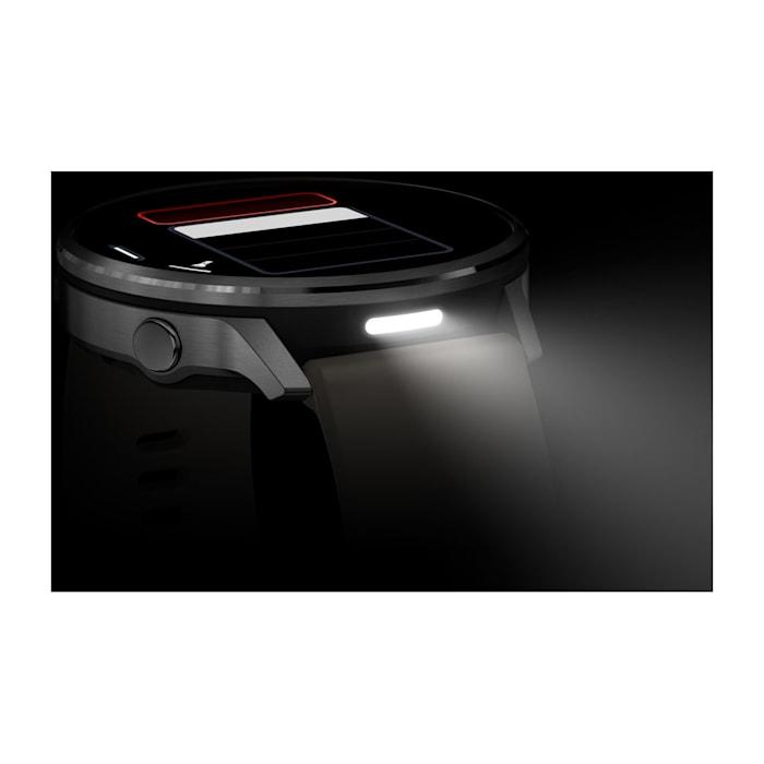 Venu® 4 – 45 mm, Slate con cinturino in silicone Black e cinturino in pelle Brown