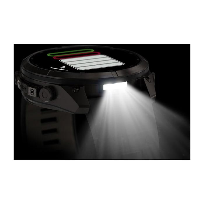Fenix 9 Pro – inReach, 51mm, Titanio DLC Carbon Gray con cinturino in silicone Black/Pebble Gray - 010-04337-11
