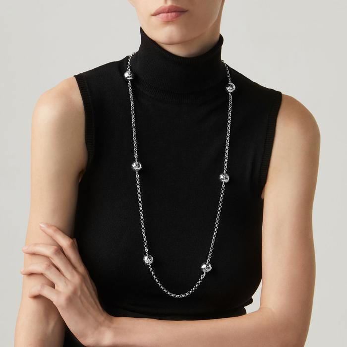 Super Bowl Chain Long Necklace