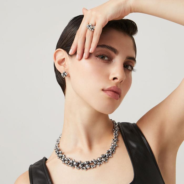 Bubbles Button Earrings